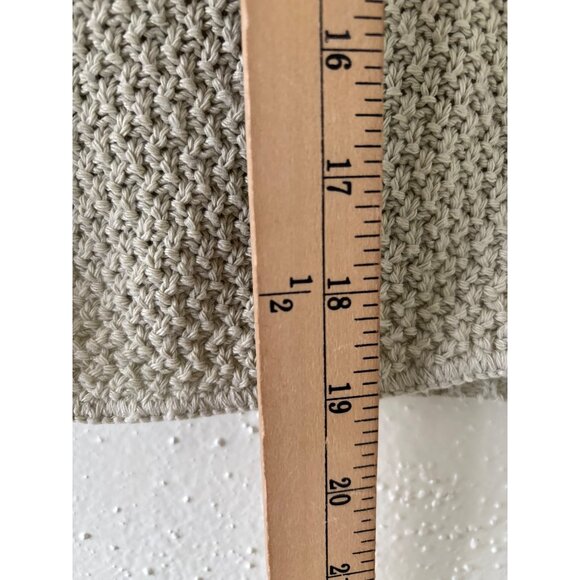 Vintage 220 Mckay Beige Knit Button-Front Vest Medium Womens - Picture 11 of 12